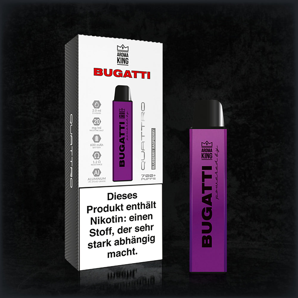 BUGATTI Quattro mit Nikotin