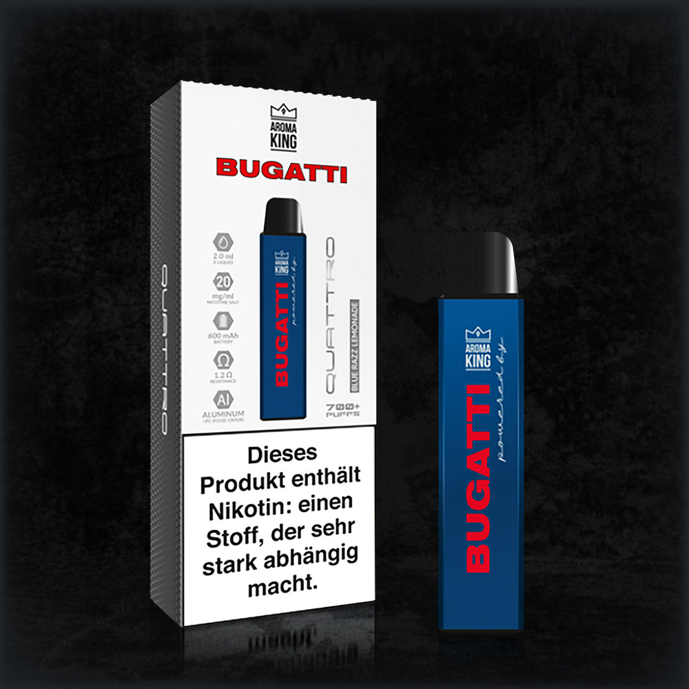 BUGATTI Quattro mit Nikotin