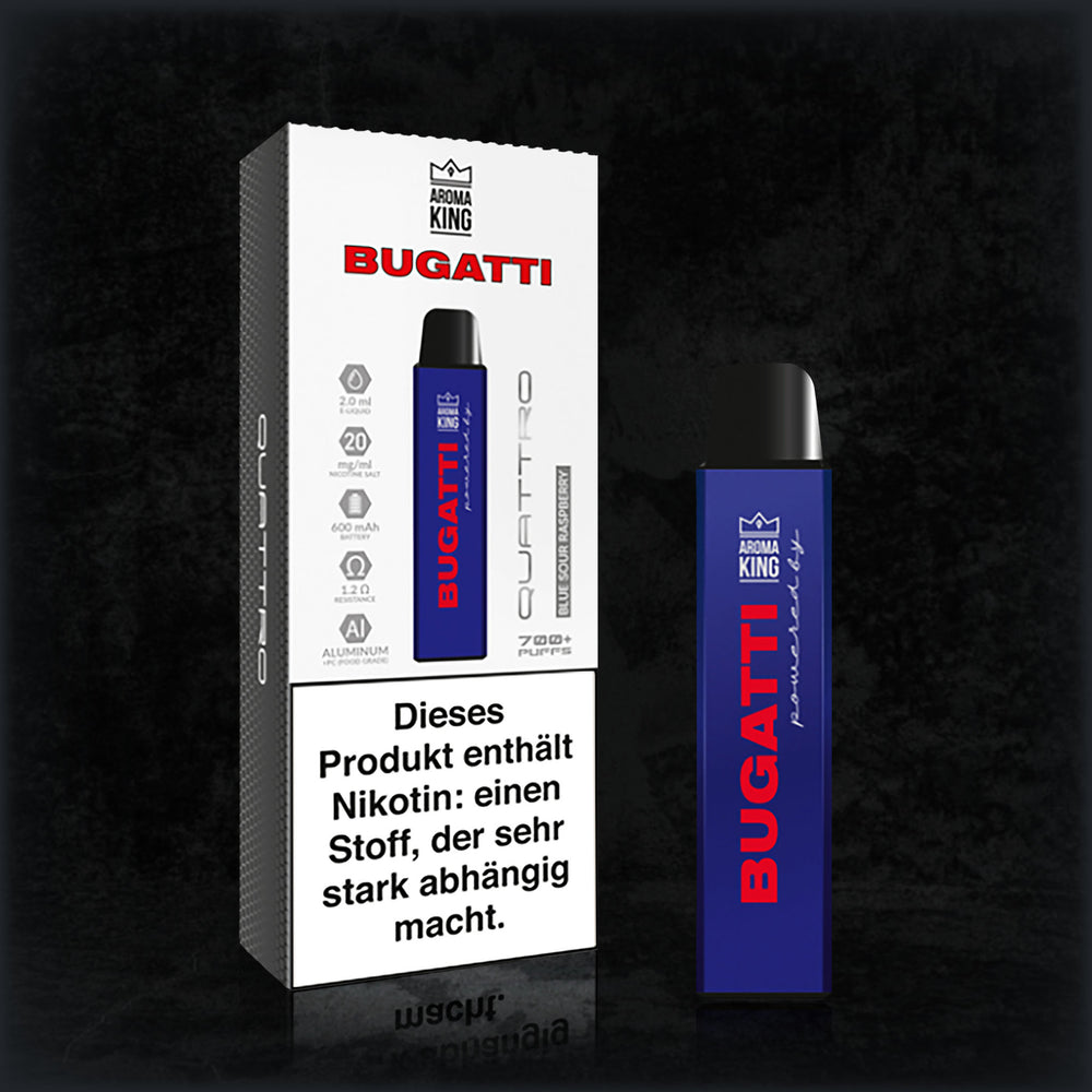 BUGATTI Quattro mit Nikotin