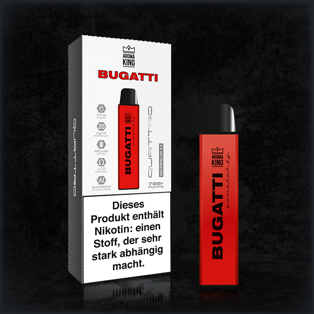 BUGATTI Quattro mit Nikotin