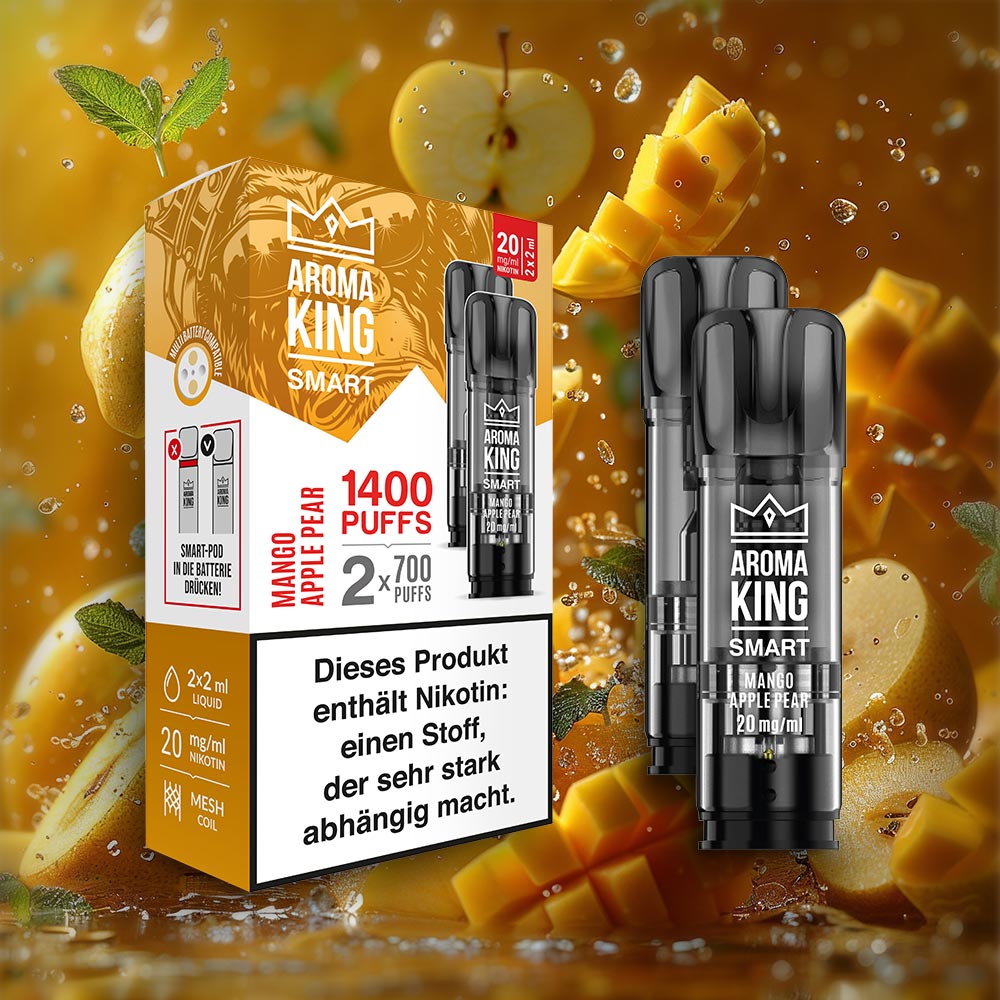 SMART Duopods - 2 Pods mit Nikotin und 1.400 Puffs